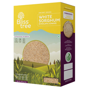 Parboiled White Sorghum (Cholam/Jowar) - Non-Hybrid - 10lb