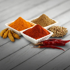 Indian Masala Combo (Chettinadu Chicken, Chicken Curry, Chicken 65, Madurai Mutton, and Fish Fry Masalas) - 1000g