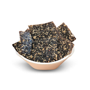 black sesame & peanut bar/karuppu ellu kadalai mittai - 200g