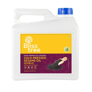 first cold-pressed sesame oil - extra virgin & full wooden - 5l