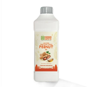 Traditional Chekku Peanut Oil - Madras Pantry Co - 1L